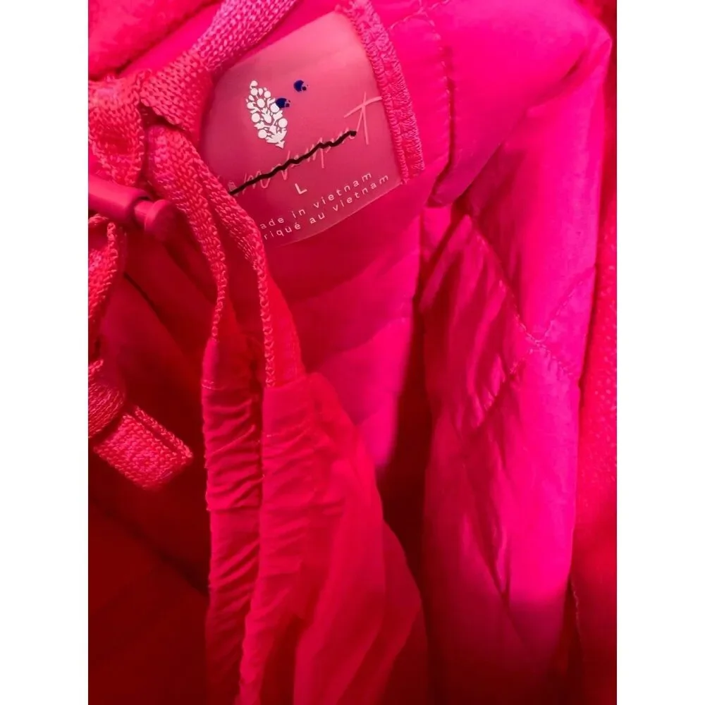NEW Free People Poppy Packable Puffer Jacket Size L